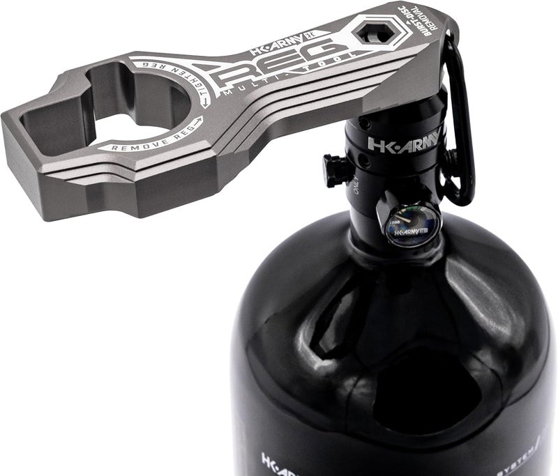 HK Army Tank Regulator Multi-Tool w/ORings, Burst Disc, Carabiner - Image 5